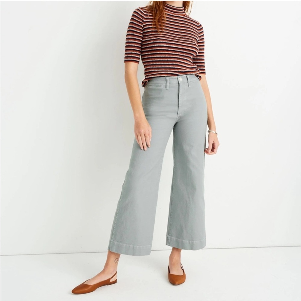 Madewell Emmett Wide Leg Crop Pants